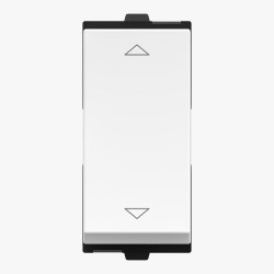 GM G-Nine  Glossy White 2 Way 6 A Modular Switch