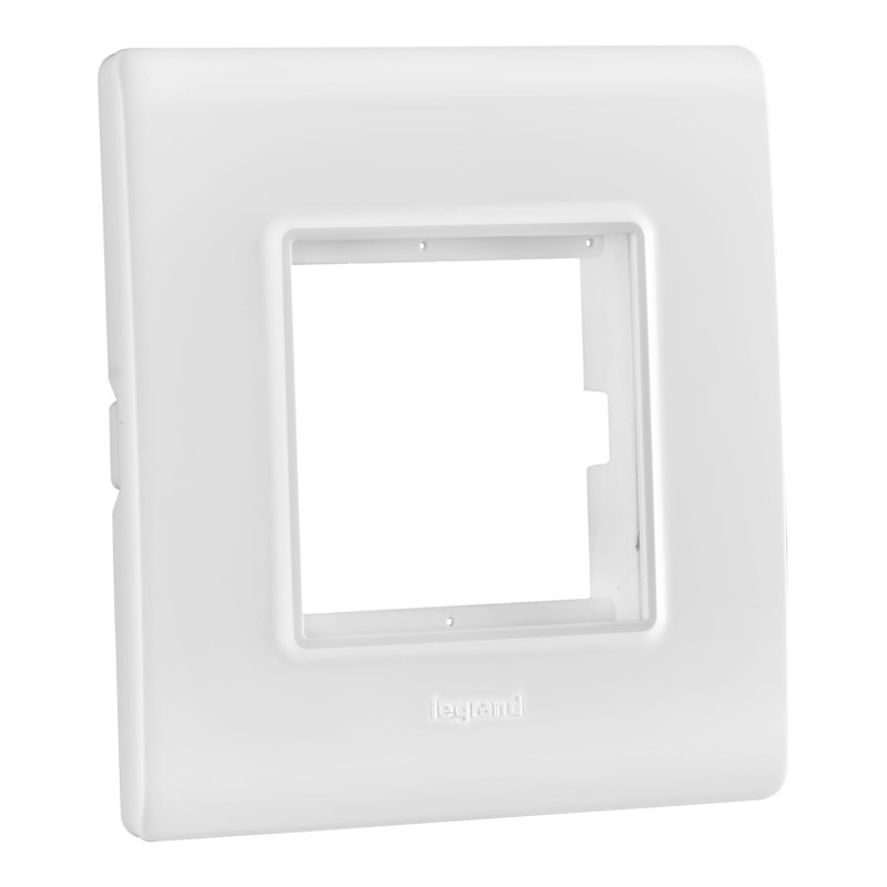LEGRAND ALLZY GLOSSY WHITE 2MODULE PLATE