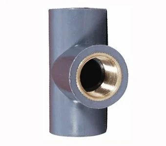 FLOWKEM PVC BRASS TEE'