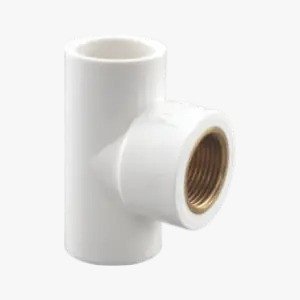 U PVC BRASS TEE  FLOWKEM