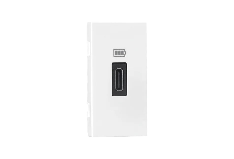 LEGRAND ALLZY GLOSSY WHITE 1 MODULE USB C TYPG 1500 MA