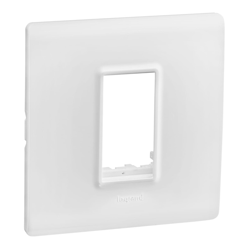 LEGRAND ALLZY GLOSSY WHITE 1MODULE PLATE