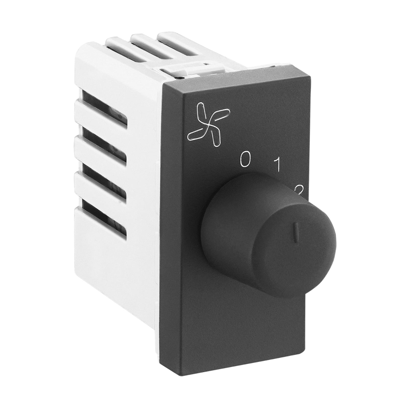 LEGRAND ALLZY MATT BLACK 1MODULE FAN REGULATOR